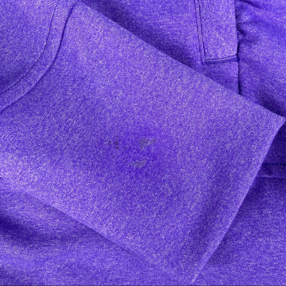 Athleta Rishi Jacket Yoga Hoodie Size M Medium Purple 59006 Hoody Zip Front L/S - Picture 8 of 10